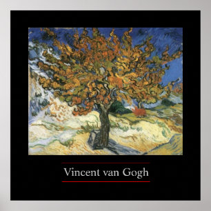 Mulberry Träd by van Gogh Poster Print