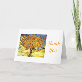 Mulberry Träd tackar dig för hälsningskorten.Vinta Tack Kort