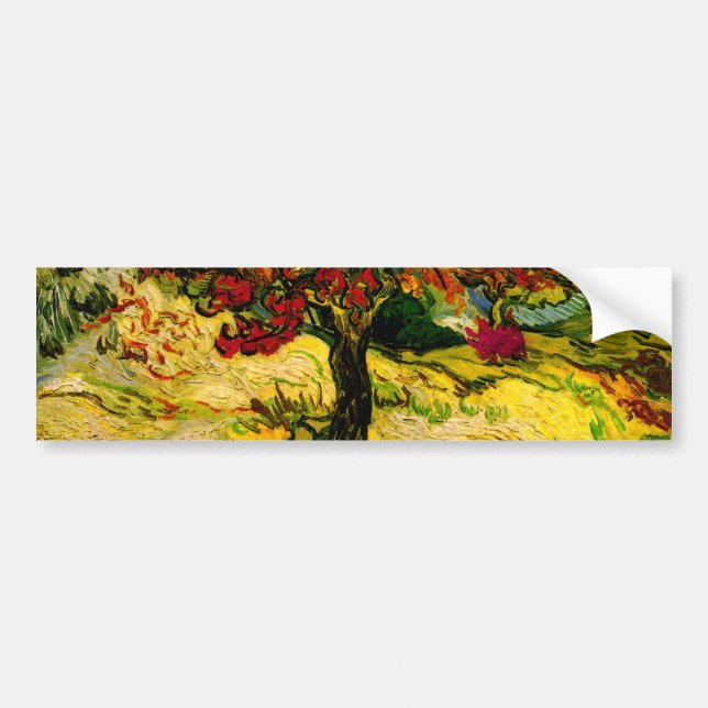 Mulberry Träd Van Gogh Fine Art Bildekal (Framsidan)