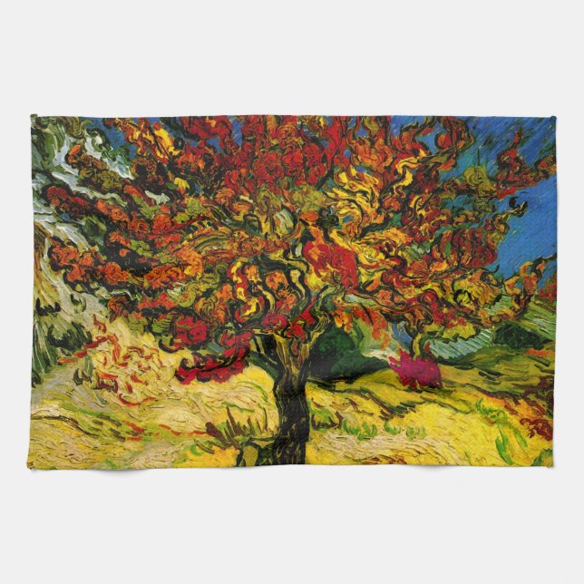Mulberry Träd Van Gogh Fine Art Kökshandduk (Horisontell)