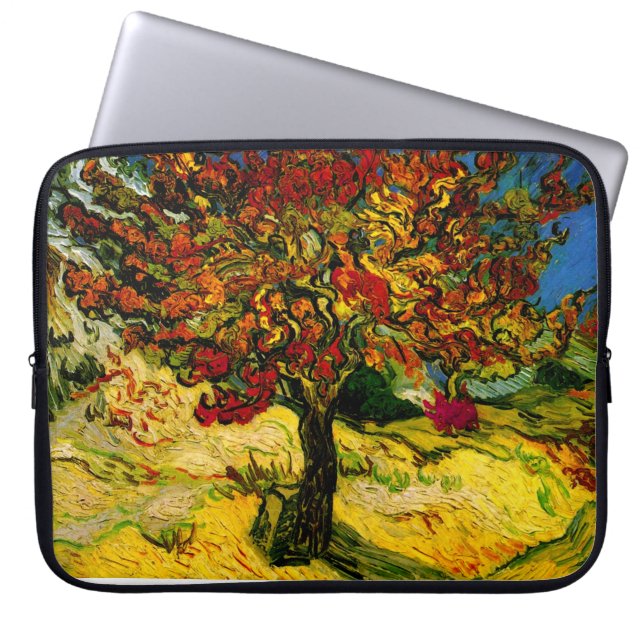 Mulberry Träd Van Gogh Fine Art Laptop Sleeve (Framsidan)