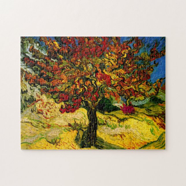 Mulberry Träd Van Gogh Fine Art Pussel (Horisontell)