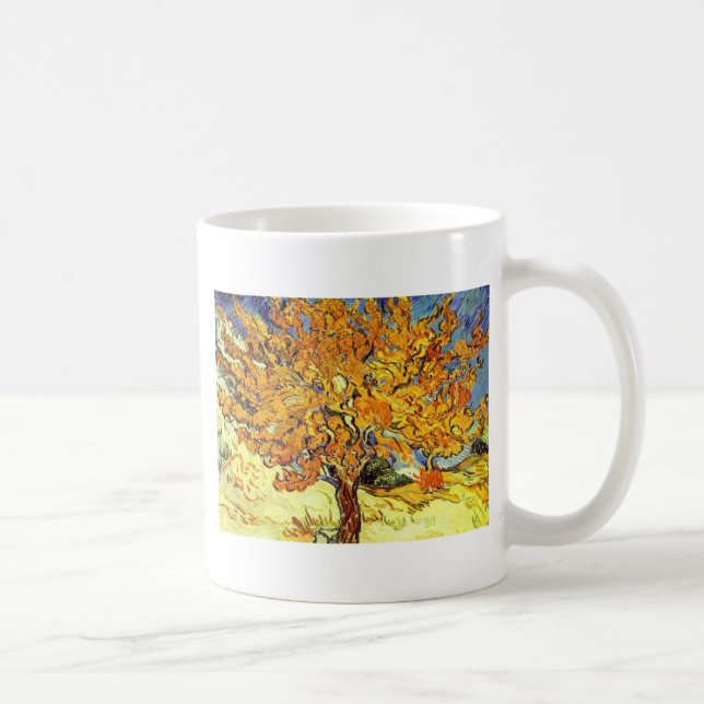 Mulberry Träd, Vincent Van Gogh Kaffemugg (Höger)