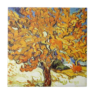Mulberry Träd, Vincent Van Gogh Kakelplatta