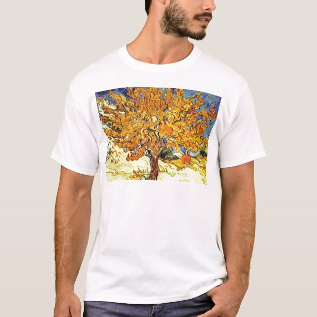 Mulberry Träd, Vincent Van Gogh T-shirt (Framsida)