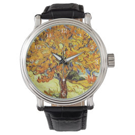 Mulberry Träd, Vincent van Gogh. Vintage famou Armbandsur