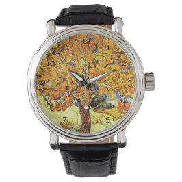 Mulberry Träd, Vincent van Gogh. Vintage famou Armbandsur