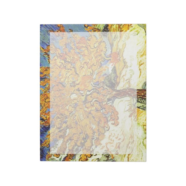 Mulberry Träd, Vincent van Gogh. Vintage konst Anteckningsblock (Roterad)
