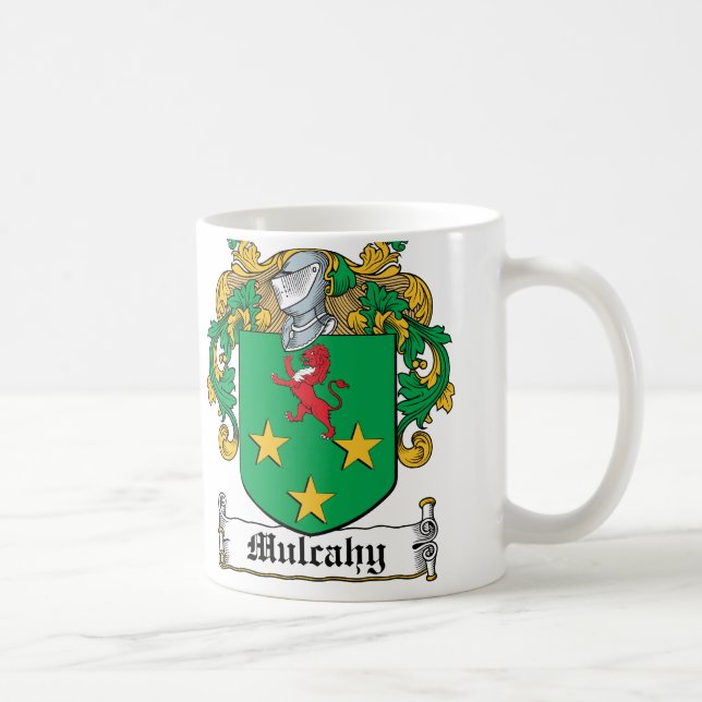 Mulcahy familjvapensköld kaffemugg (Höger)