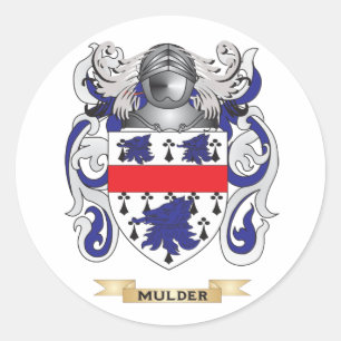 Mulder Jackar om Arm (Family Crest) Runt Klistermärke