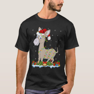 Mule Älskare Family Matching Santa Hat Mule Christ T Shirt