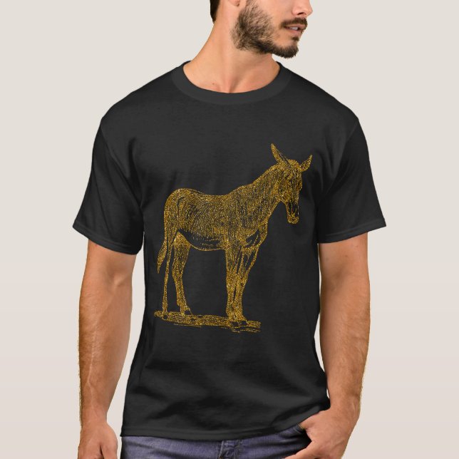 Mule for Women Girl Donkey Horse Hybrid 1 T Shirt (Framsida)