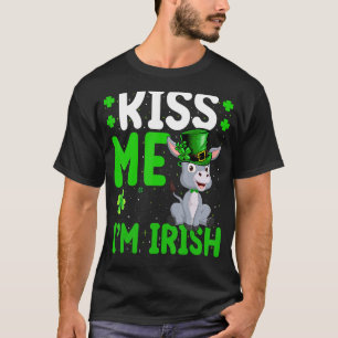 Mule Kiss Me Jag är Irish Mule St. Patrick's Day T Shirt