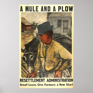 Mule och plog 1935 poster