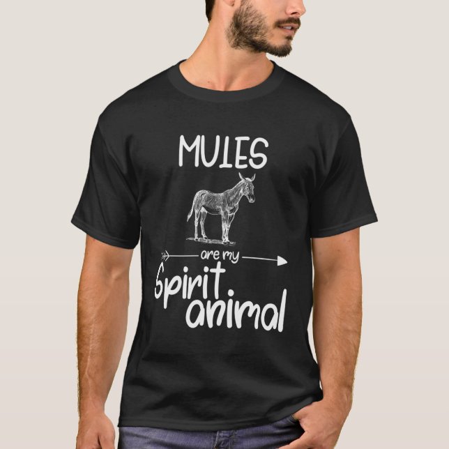 Mules är min För manar donk till djur. T Shirt (Framsida)