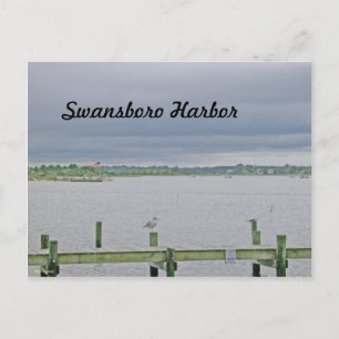 Mulet dag på Swansboro hamn Vykort