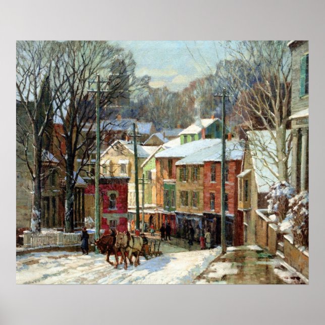 Mulhaupt - Vinter i Gloucester Poster (Framsidan)
