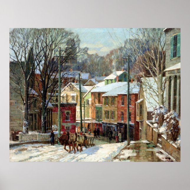 Mulhaupt - Winter in Gloucester Poster (Framsidan)