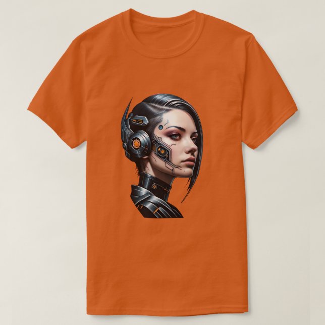 mulher cyberpunk t shirt (Design framsida)