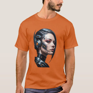 mulher cyberpunk t shirt
