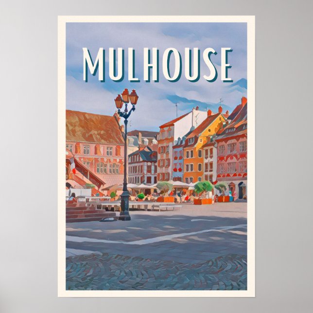 Mulhouse Photo Vintage Poster (Framsidan)