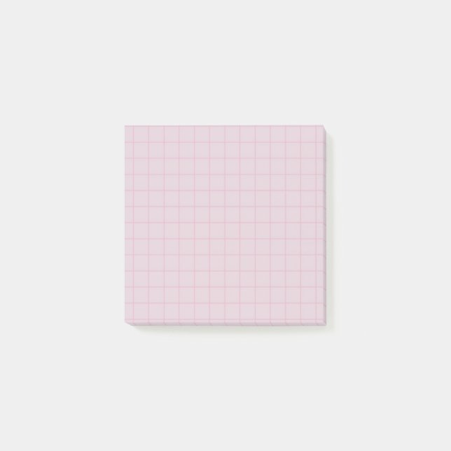 MULilac-kontrollerad Mönster-mjuk rutnätsdesign Post-it Block (Framsida)