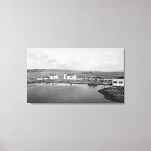 Mulkilteo WA - fyren beskådar fotograferar Canvastryck