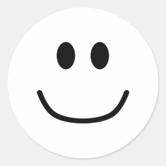 Mullande uttryck - Stickers 0002 (Anpassningsbar F Runt Klistermärke