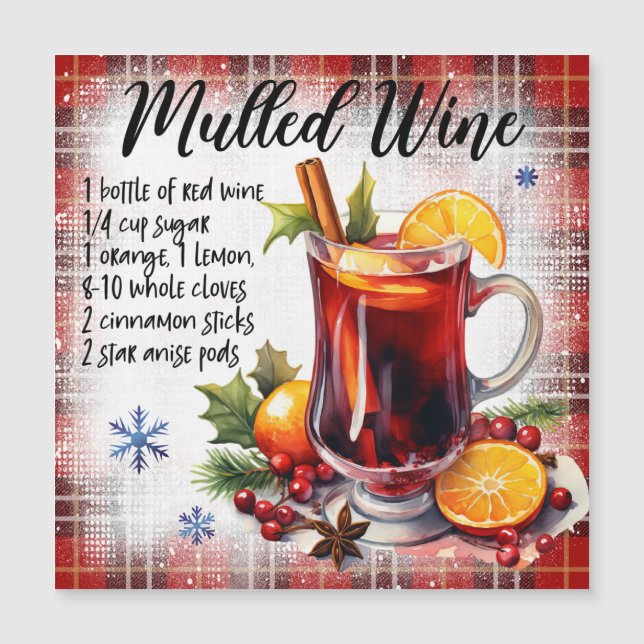Mullat magnetkort Vin (Framsida)