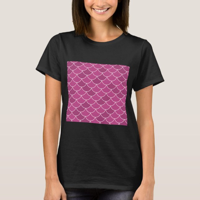 Mullbärsfiskfjäll T Shirt (Framsida)