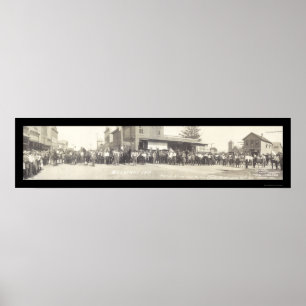 Mullbärsträd I hästShowfotoet 1910 Poster