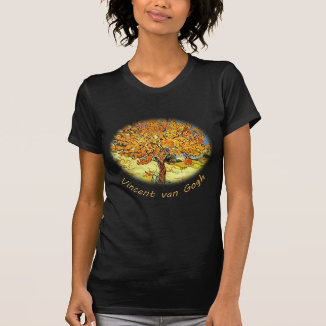Mullbärsträdet, Vincent van Gogh.  Vintage Tee (Framsida)