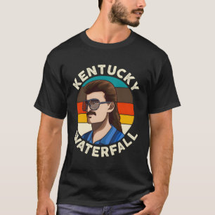 Mulle Kentucky Waterfall Rednacke Mullet T Shirt