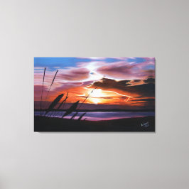 Mulled Mauve Sunset Canvastryck