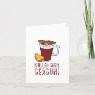 Mulled vin julkort. helgkort