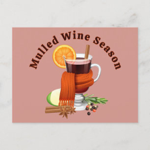 Mulled Vin Season Vykort