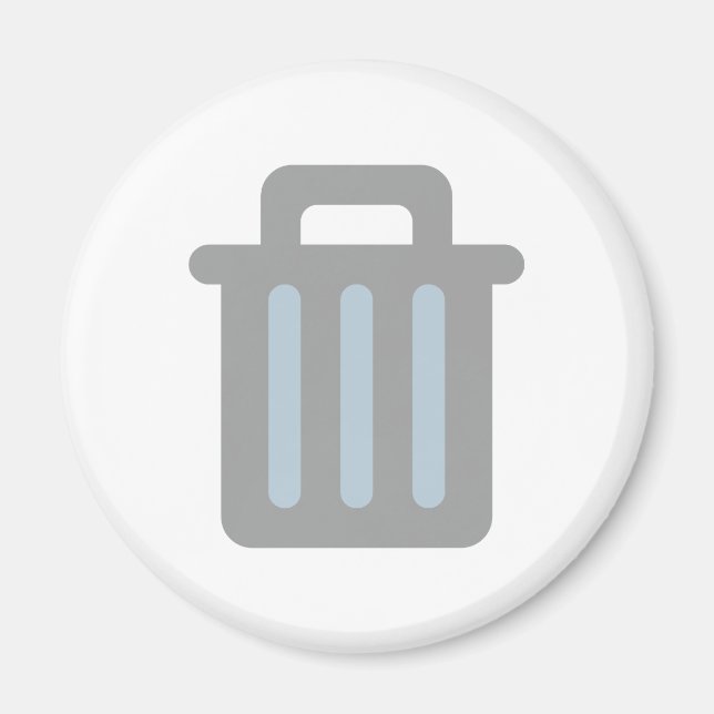 Mülleimer trash bin magnet (Framsidan)