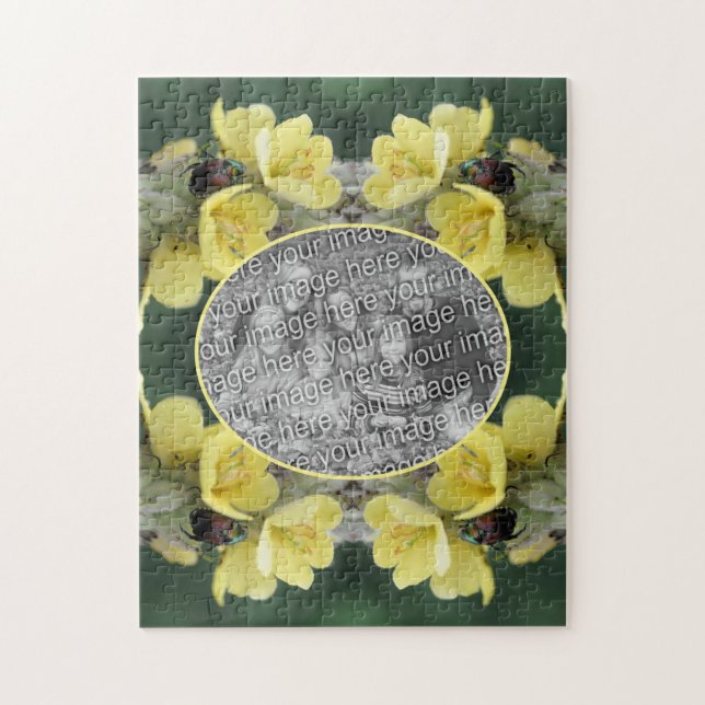 Mullein-blomman på Vilden lägger till ditt foto Pussel (Vertikal)