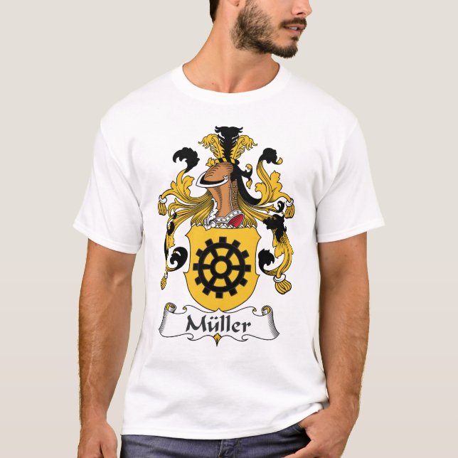 Mullerfamiljvapensköld T-shirt (Framsida)