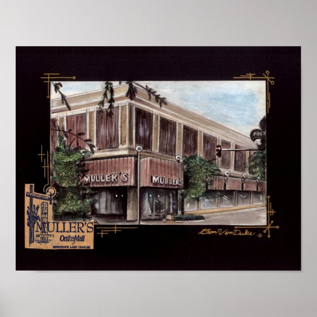 Mullers varuhus poster (Framsidan)