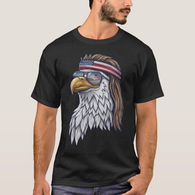 Mullet av frihet  t shirt (Framsida)