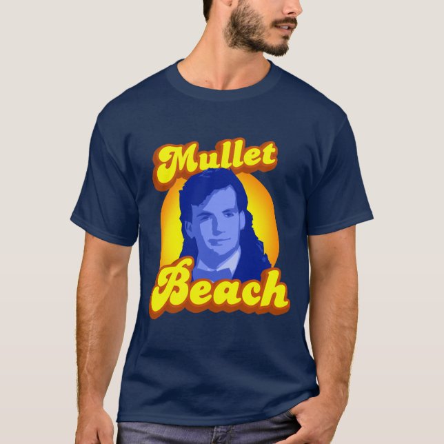Mullet Beach wackiest Tee Shirt (Framsida)