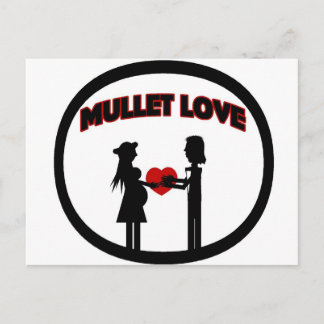 Mullet Kärlek Vykort