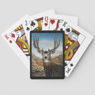 Mullig hjort, Oljemålning Spel Kort
