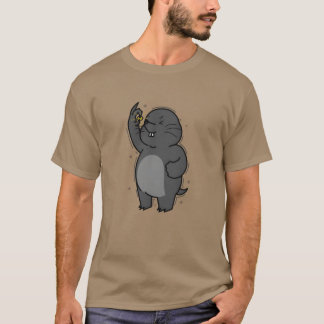 Mullvad finner Nugget djur hög kul T Shirt