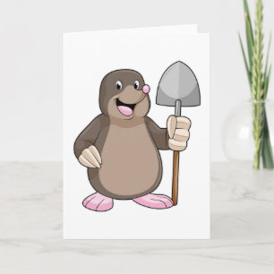 Mullvad med spade kort
