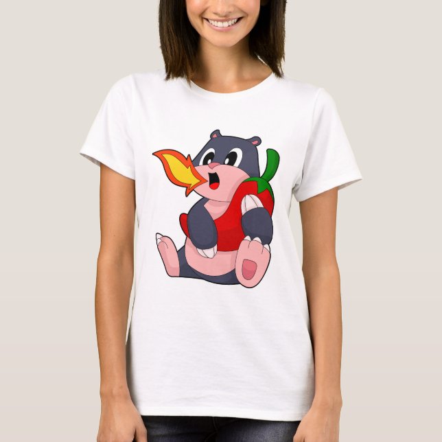 Mullvad Peppar Krydda T Shirt (Framsida)