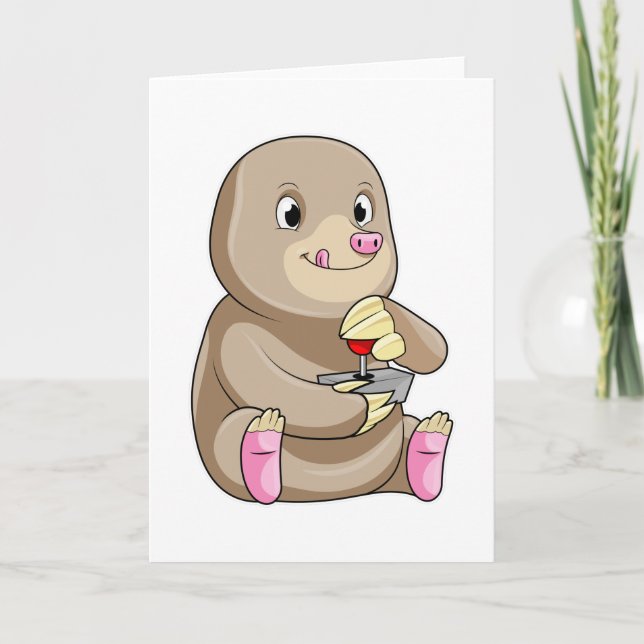 Mullvad som spelare med joystick kort (Framsida)