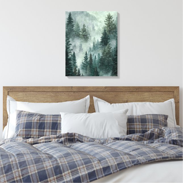 Mullvadskog Canvastryck (Insitu (sovrum))