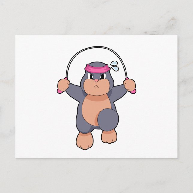 Mullvadsträningsrep Vykort (Framsida)